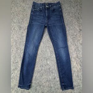MOTHER High Waisted Looker Jeans - Blue